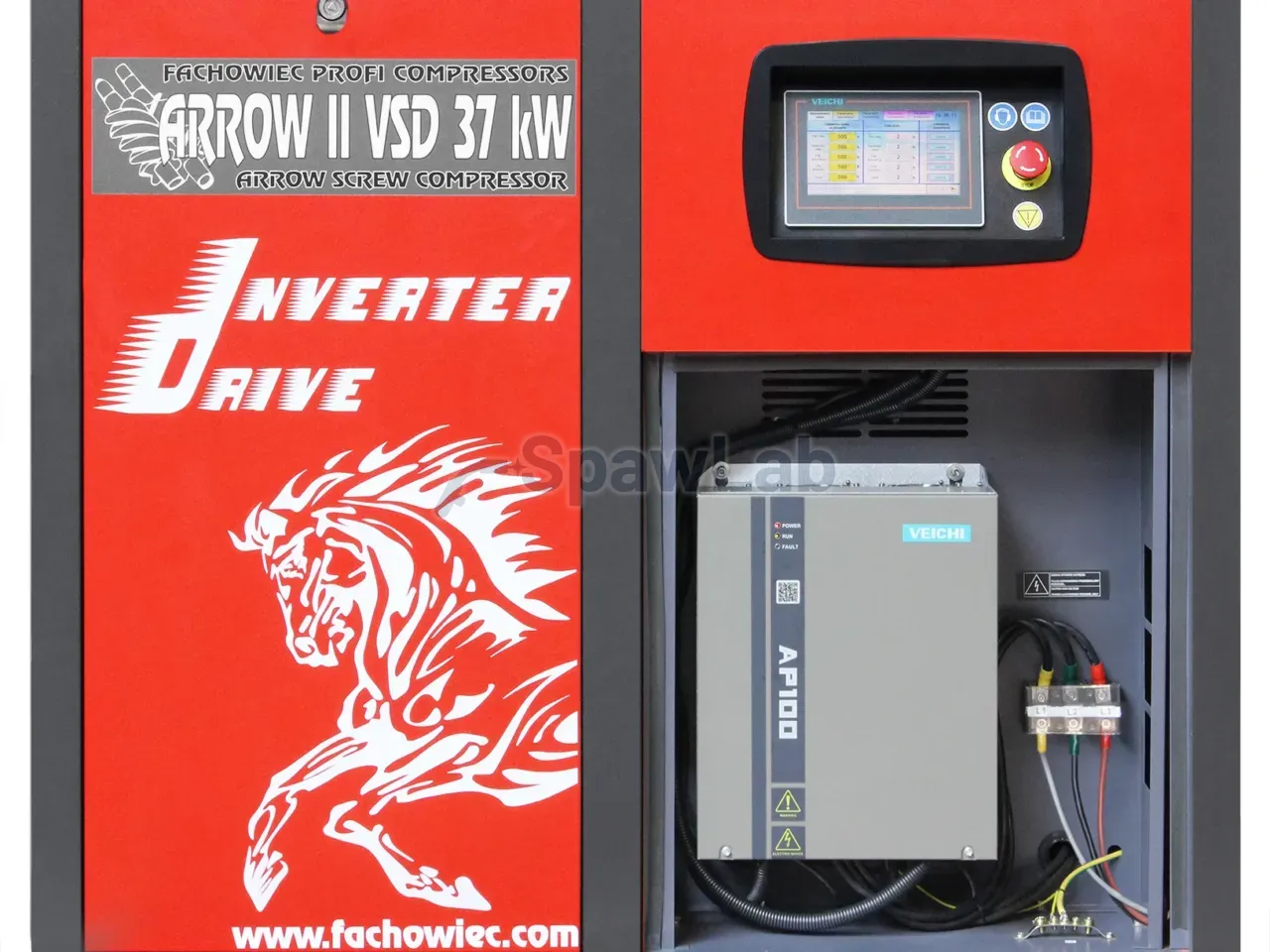 Screw compressor Profi Kompressoren ARROW II 37 kW VSD 2040 to 5600 l/min 10 bar 400 V direct drive, photo 5