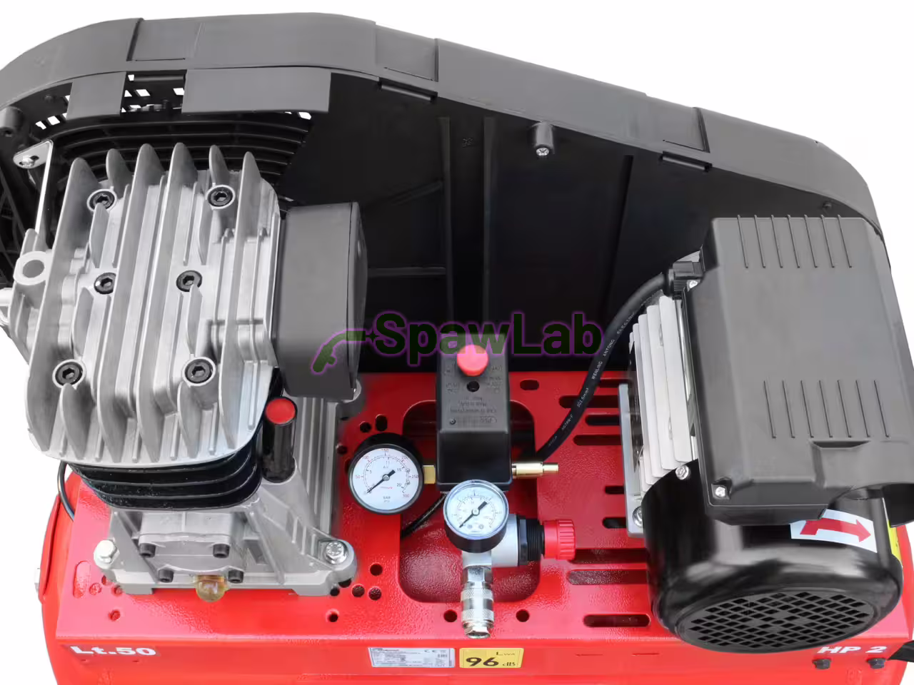 Piston compressor Shamal CM 255/50 SB28 230 V 1.5 kW 10 bar, photo 2