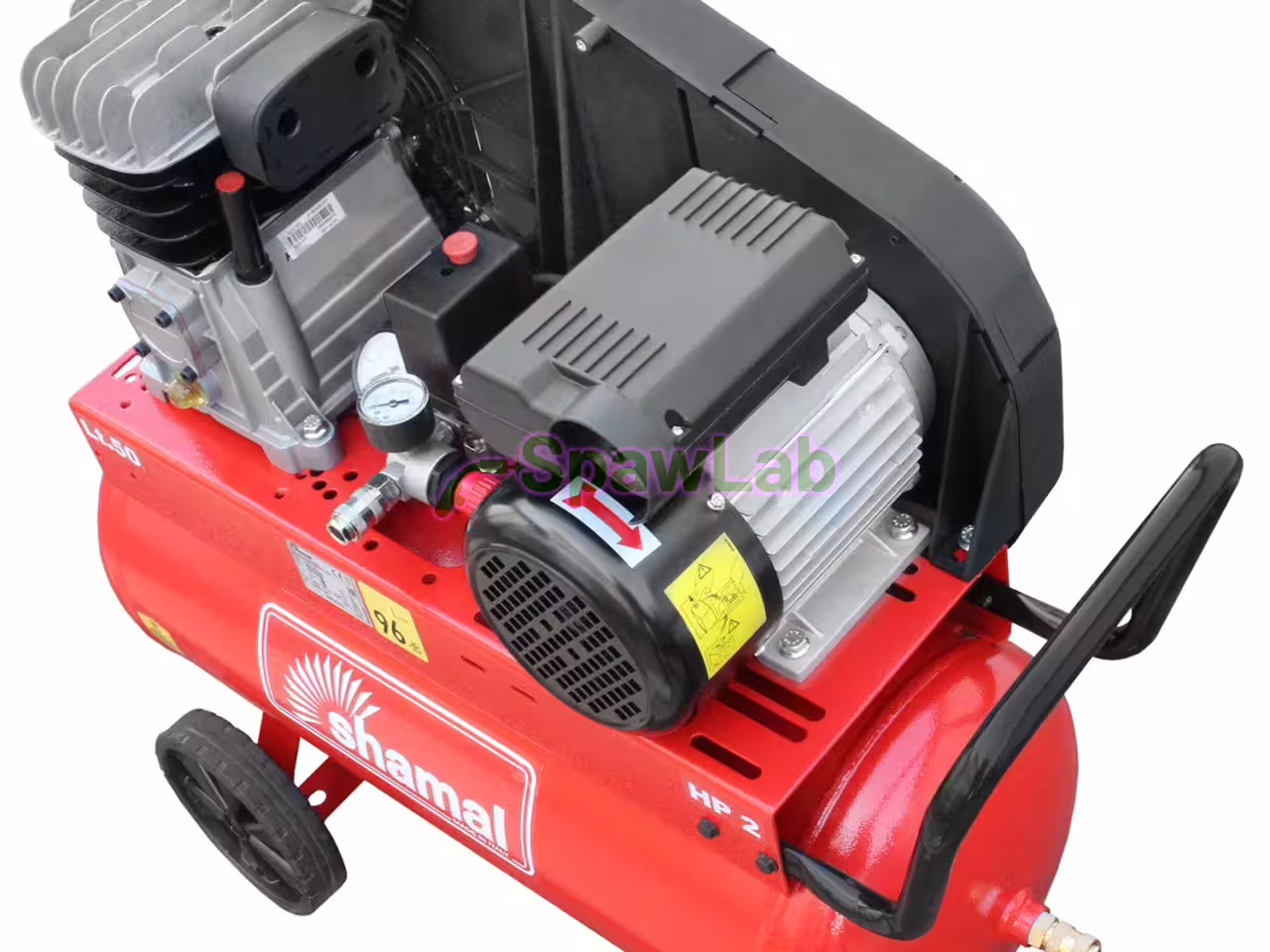 Piston compressor Shamal CM 255/50 SB28 230 V 1.5 kW 10 bar, photo 5