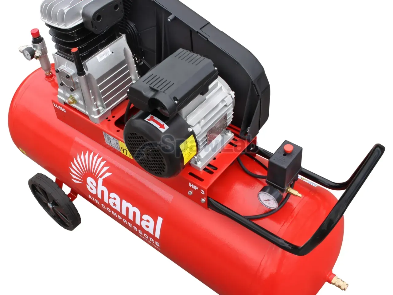 Piston compressor Shamal CM 390/150 SB38C 230 V 2.2 kW 10 bar, photo 5
