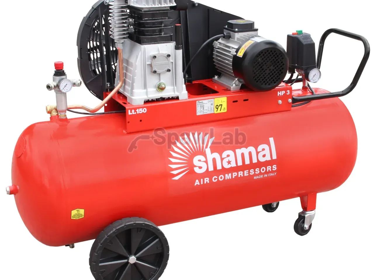 Piston compressor Shamal CT 390/150 SB38C 400 V 2.2 kW 10 bar