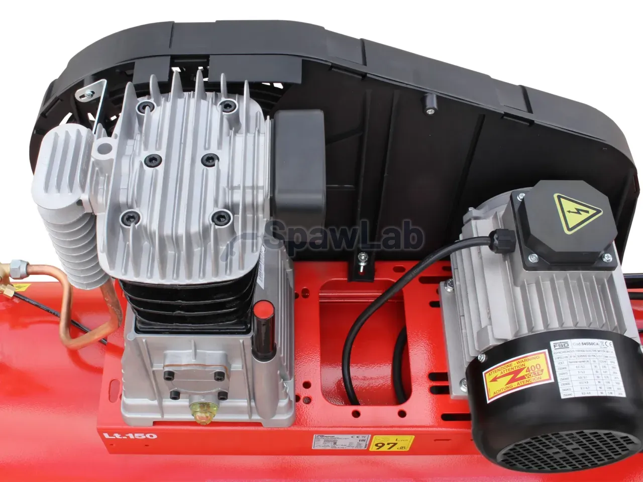 Piston compressor Shamal CT 390/150 SB38C 400 V 2.2 kW 10 bar, photo 2