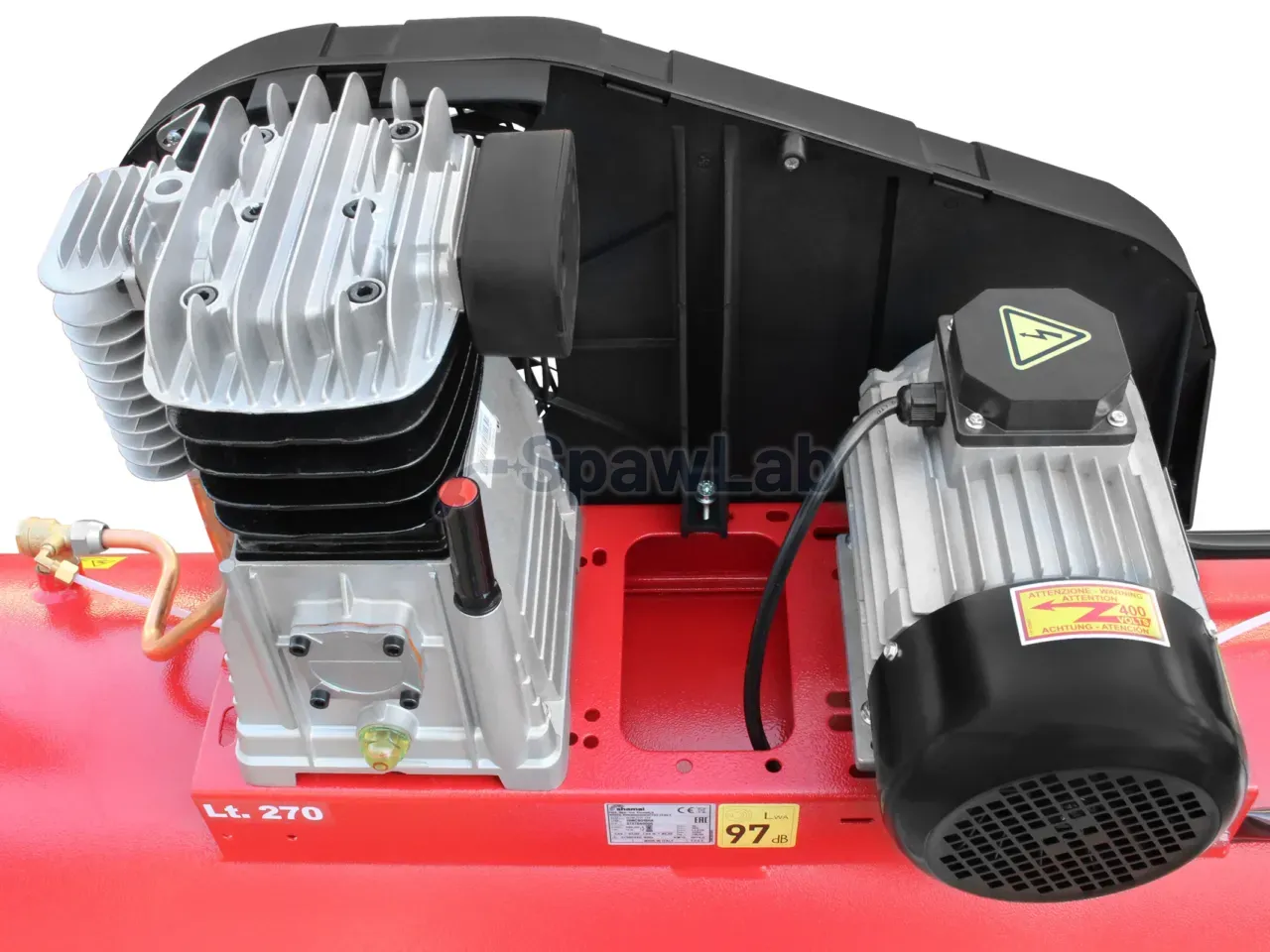 Piston compressor Shamal CT 480/270 SB38C 400 V 3 kW 10 bar, photo 2