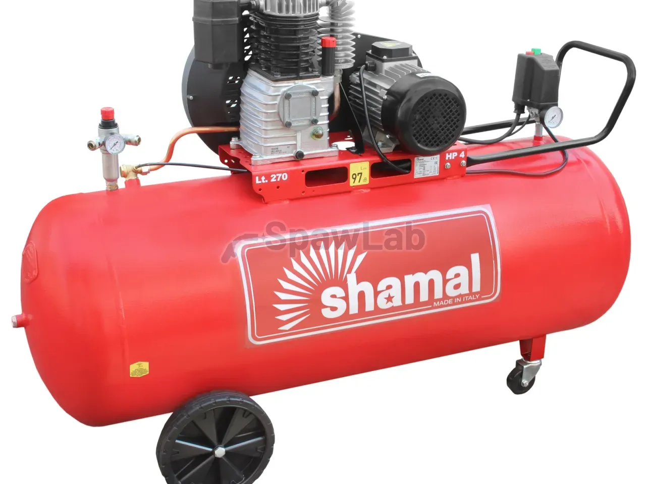 Piston compressor Shamal CT 540/270 K18C 3 kW 400 V 10 bar