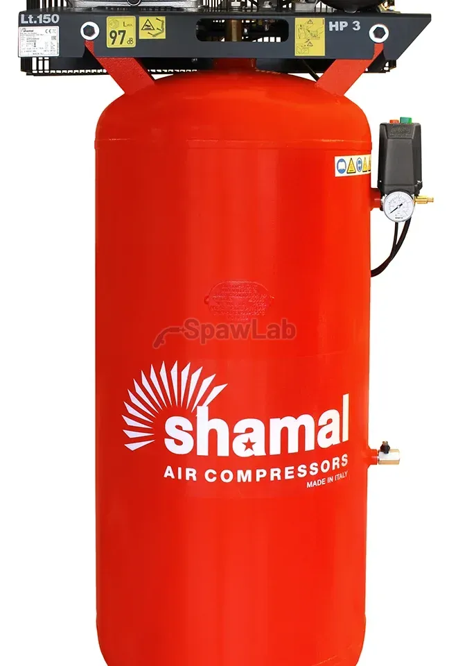 Kolbenkompressor Shamal FTV 340/150 K18 2,2 kW 400 V 10 bar stehender Behälter