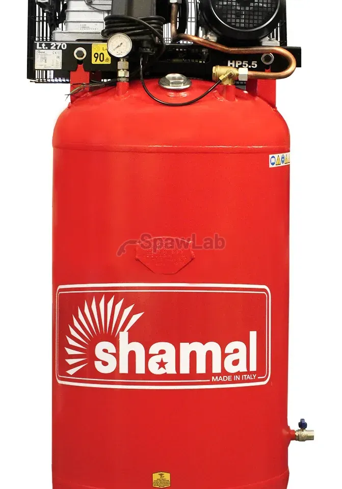 Kolbenkompressor Shamal FTV 750/270 K30 4 kW 400 V 10 bar stehender Behälter