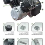 Sprężarka tłokowa kompresor Shamal HD 65DV/50 330/50 1450 obr 230V 10 bar HOT, zdjęcie 5