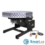 FERROS 3D 1400 x 1400 x 200 octagonal welding table with rotary positioner, photo 3