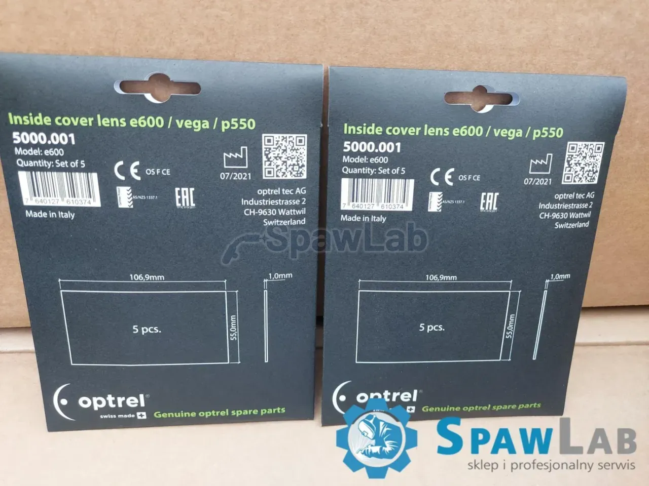 Szybka wewnętrzna do przyłbic OPTREL P530, P550, E650, E670, E680, E684, Vegaview, Liteflip, Crystal 2.0 (nr 5000.001)