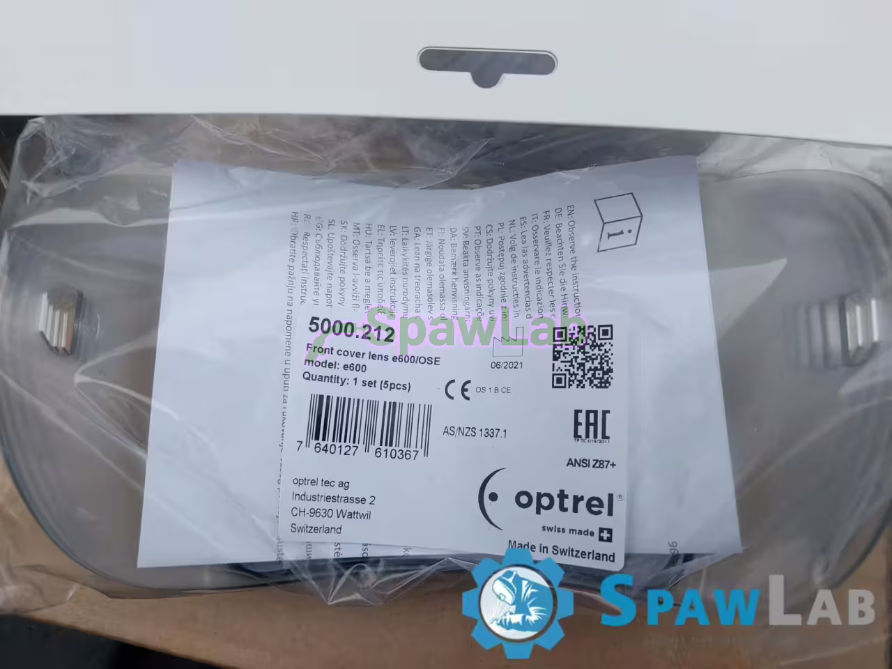 Outer cover lens for OPTREL E640, E650, E670, E680, E684, vegaview, Satellite, Orion, Crystal 2.0 helmets no. 5000.212, photo 3