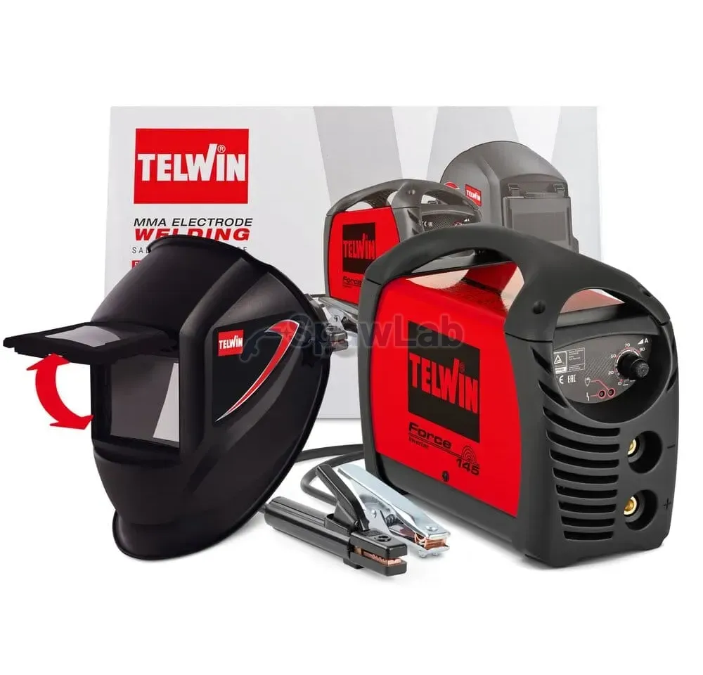 Telwin Force 145 230V ACX + welding helmet 815862