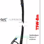 WIG-Schweißbrenner ARC T5W 8 m 550 A DC / 385 A AC, Bild 2
