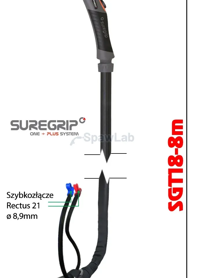 WIG-Schweißbrenner SGT18 Flex KE MLS 8 m, Bild 2