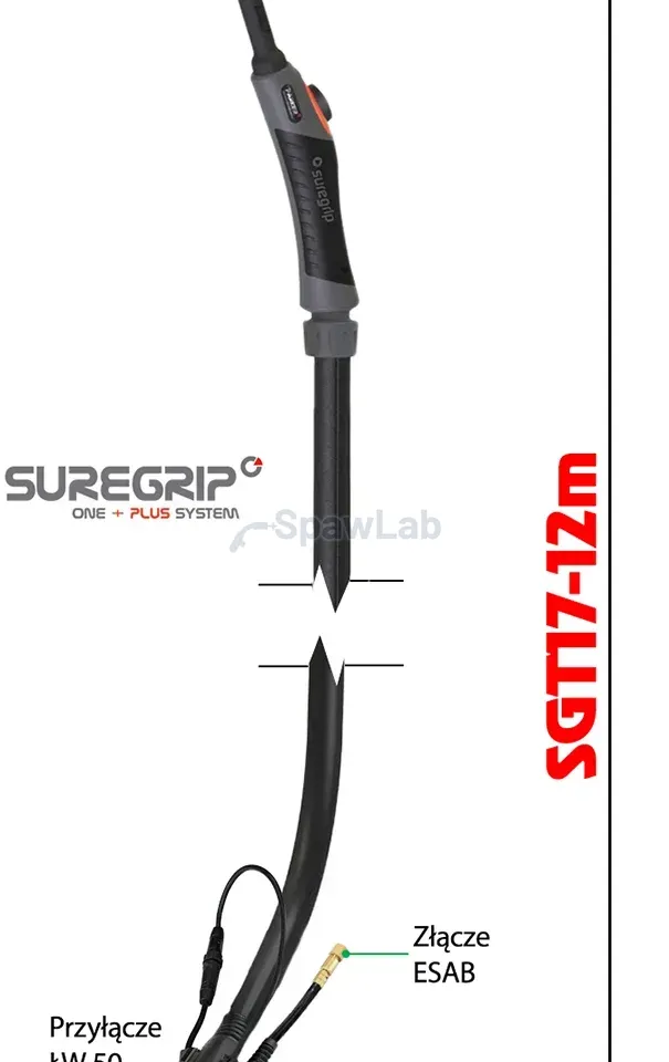 WIG-Schweißbrenner Parker Suregrip SGT17 Flex PKG x 12 m E-B, Bild 2