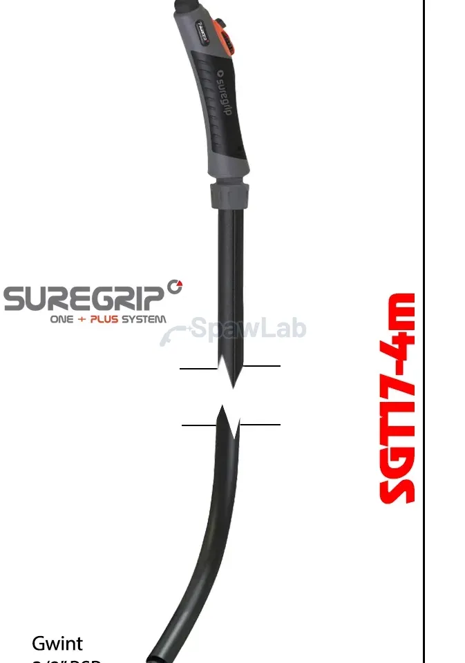 TIG welding torch Parker Suregrip SGT17 Flex PKG 4 m with 3/8 inch connection, photo 2