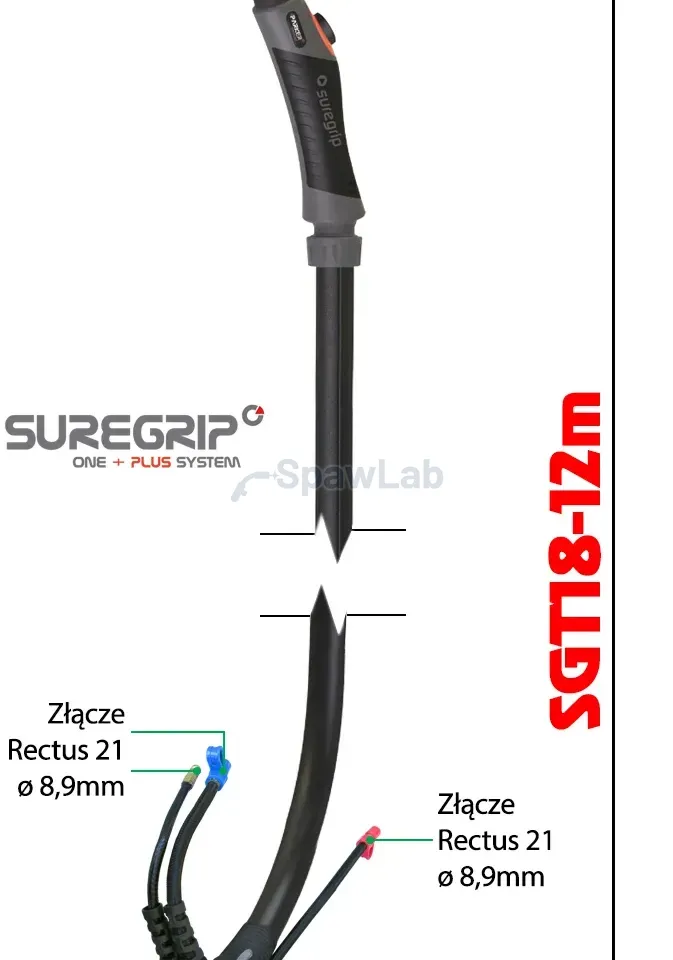 WIG-Schweißbrenner Parker Suregrip SGT18 Flex PKG x 12 m, Bild 3