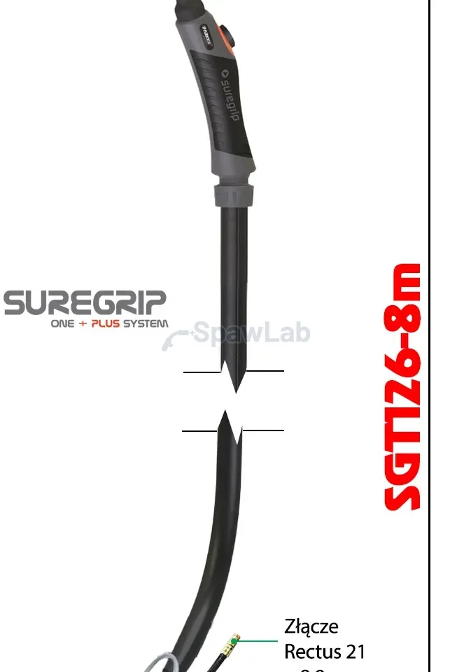 TIG welding torch Parker Suregrip SGT26 Flex PKG 8 m, photo 2