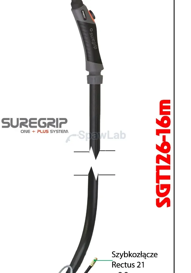 TIG welding torch Suregrip SGT26 Flex 16 m, photo 2
