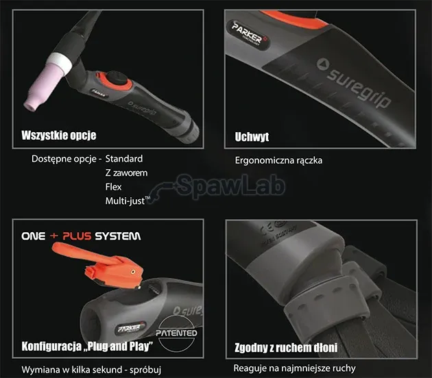 TIG welding torch Suregrip SGT26 Flex PKG 4 m, photo 3
