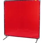 Weldas LAVAshield® welding screen (1.74×2.34 m) orange-red 55-6168