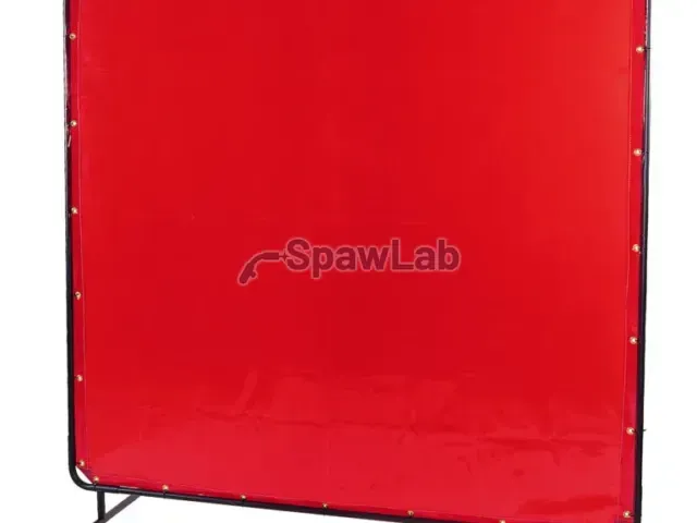 Weldas LAVAshield® welding screen (1.74×2.34 m) orange-red 55-6168