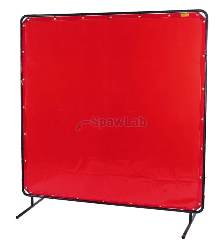 Weldas LAVAshield® welding screen (1.74×2.34 m) orange-red 55-6168