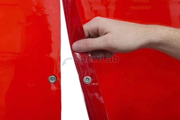 Weldas LAVAshield® red welding screen 180×137 cm, linkable, 55-6218, photo 4
