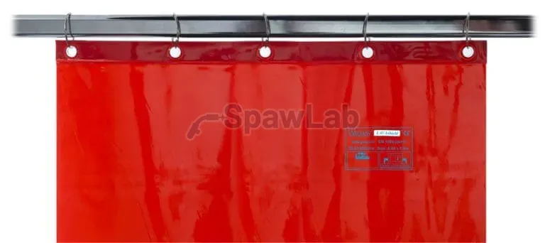 Weldas Ekran Spawalniczy LAVAshield® Pomarańczowo-Czerwony 1,74×1,74m 55-6166, zdjęcie 3