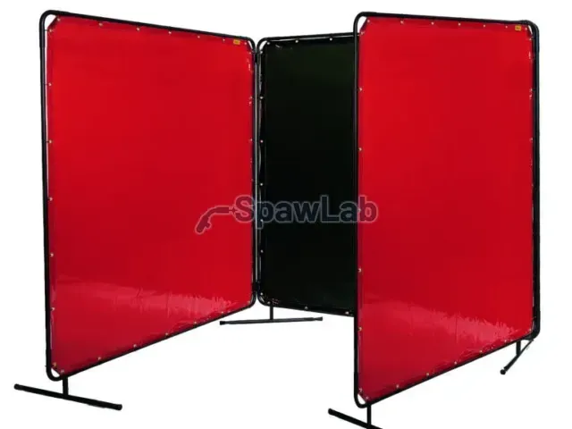 Weldas LAVAshield® welding screen, green, 1.74 x 2.34 m 55-7168
