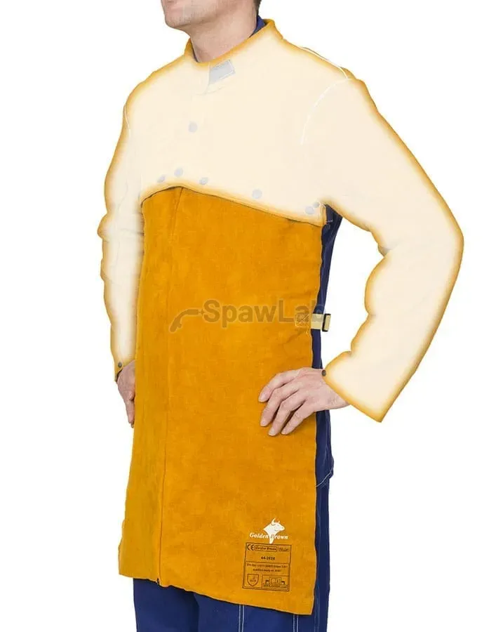 Weldas Fartuch spawalniczy skórzany Golden Brown™ (dopinany) 44-2828