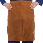 Weldas Lava Brown™ 44-7124 leather welding apron (60×60 cm)