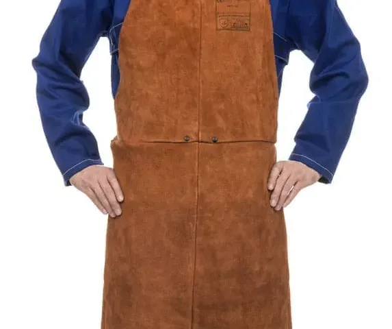 Weldas Lava BROWN™ 44-7136 leather welding apron (91x60cm)