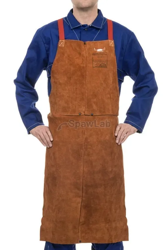 Weldas Lava BROWN™ 44-7136 leather welding apron (91x60cm)