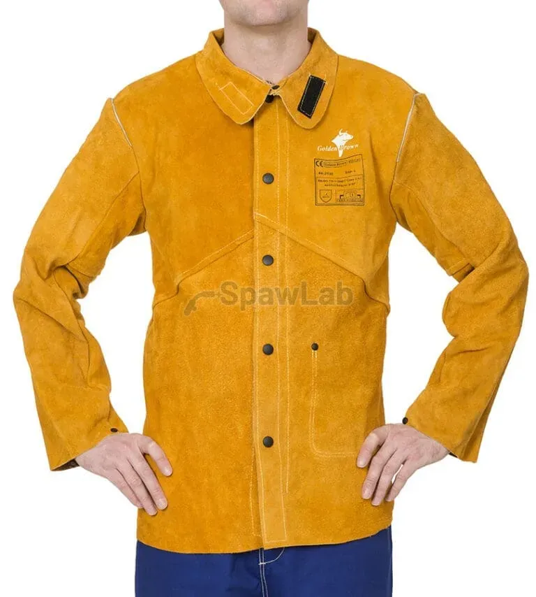 Weldas Golden Brown™ Hybrid-Schweißerjacke (81 cm) 44-2530/P