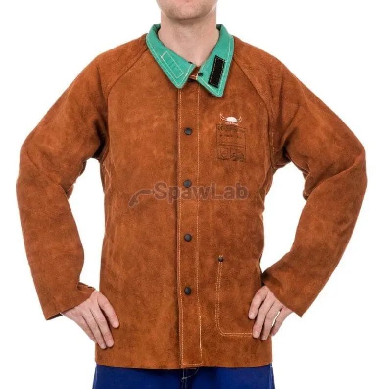 Weldas Lava Brown™ Leder-Schweißerjacke (Länge 76 cm) 44-7300