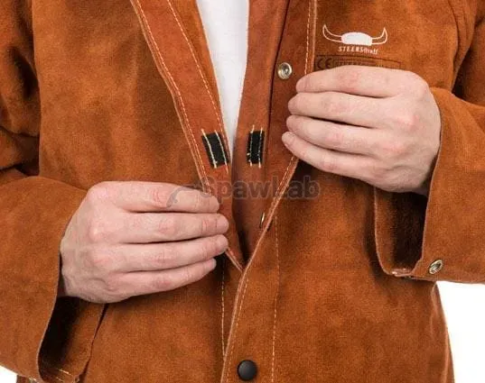 Weldas Lava Brown™ Leder-Schweißerjacke (Länge 76 cm) 44-7300, Bild 2