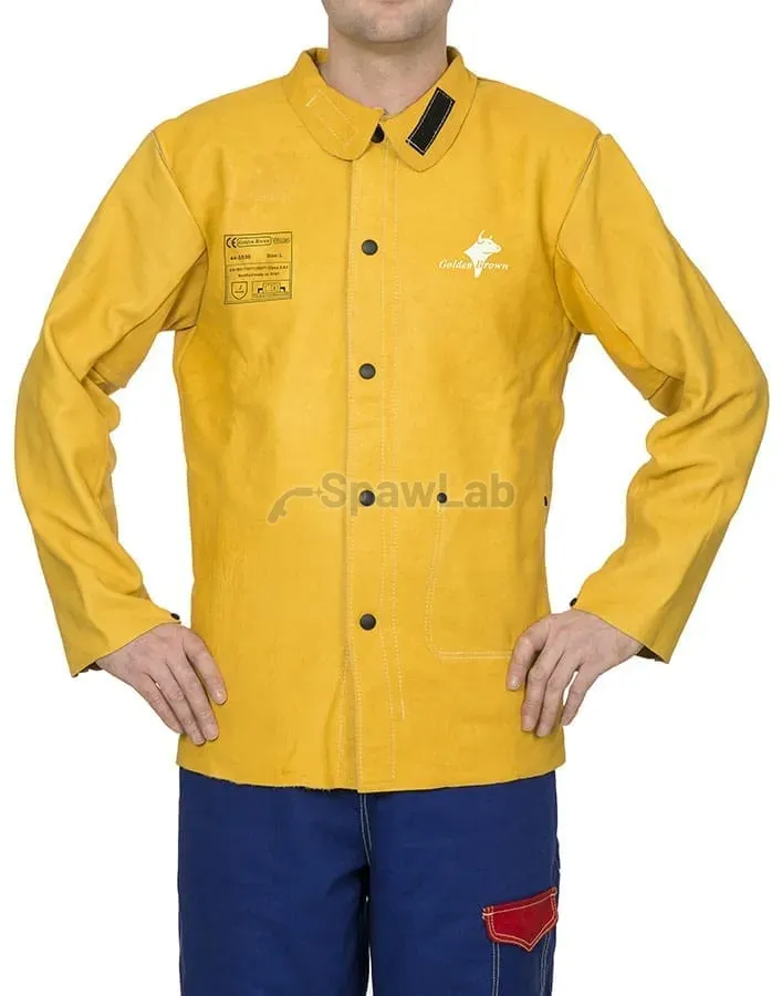 Weldas Kurtka spawalnicza ze skóry licowej Golden Brown™ 44-5530