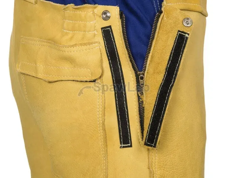 Weldas Golden Brown™ 44-5600 Schweißer-Latzhose aus Narbenleder, Bild 3