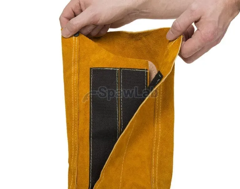 Weldas Nastopniki spawalnicze skórzane Golden Brown™(para) 44-2114, zdjęcie 3