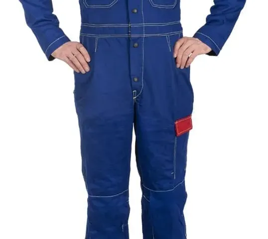 Weldas Fire Fox™ 33-2800 blauer, flammhemmender Schweißeroverall