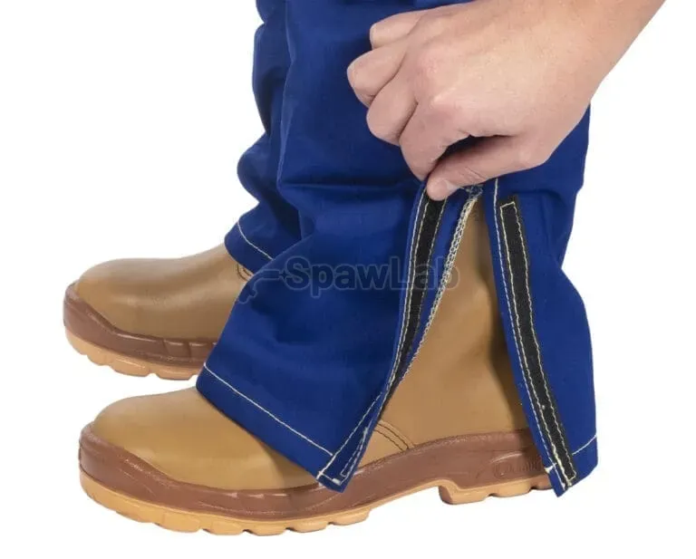 Weldas Fire Fox™ 33-2600 blaue, flammhemmende Schweißerhose, Bild 5