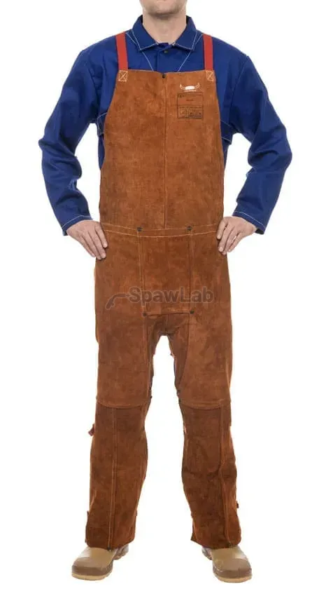 Weldas Ogrodniczki spawalnicze skórzane Lava BROWN™(122 cm) 44-7248