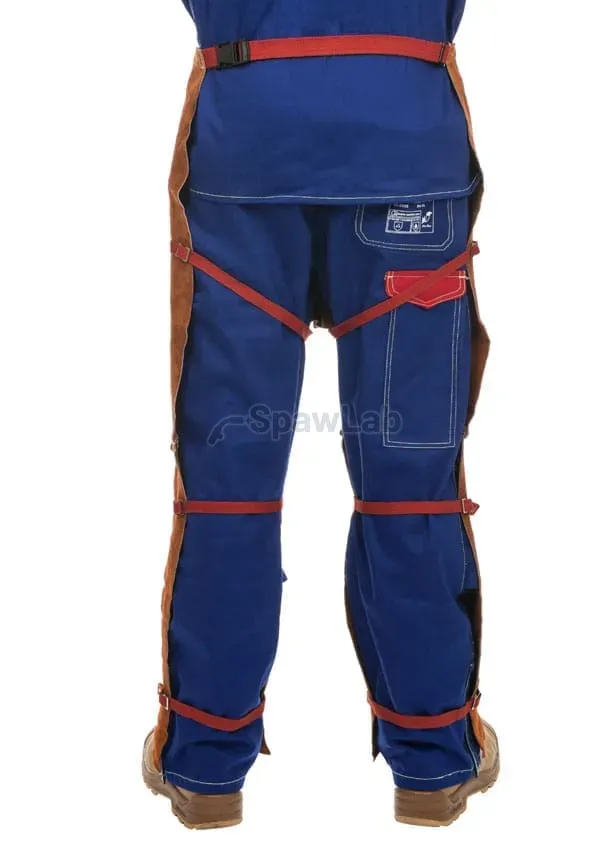 Weldas Ogrodniczki spawalnicze skórzane Lava BROWN™(122 cm) 44-7248, zdjęcie 2