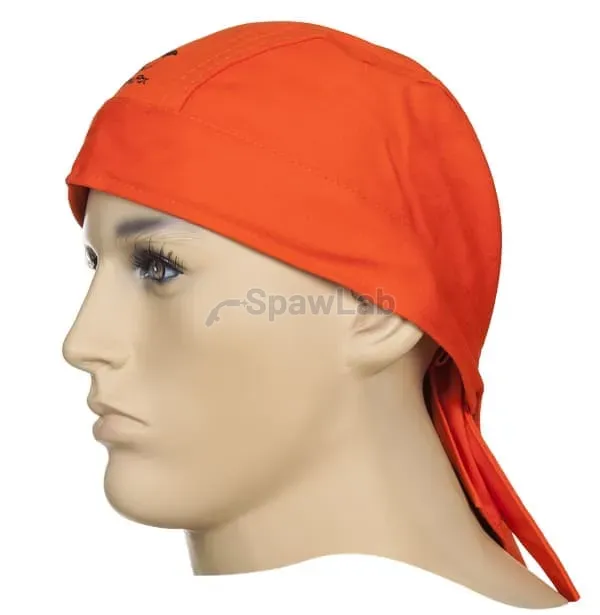 Weldas Pomarańczowa, trudnopalna chusta spawalnicza (Doo-Rag) Fire Fox™ 23-3613