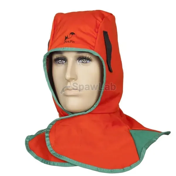 Weldas Fire Fox™ 23-6690 orangefarbene, schwer entflammbare Schweißerhaube