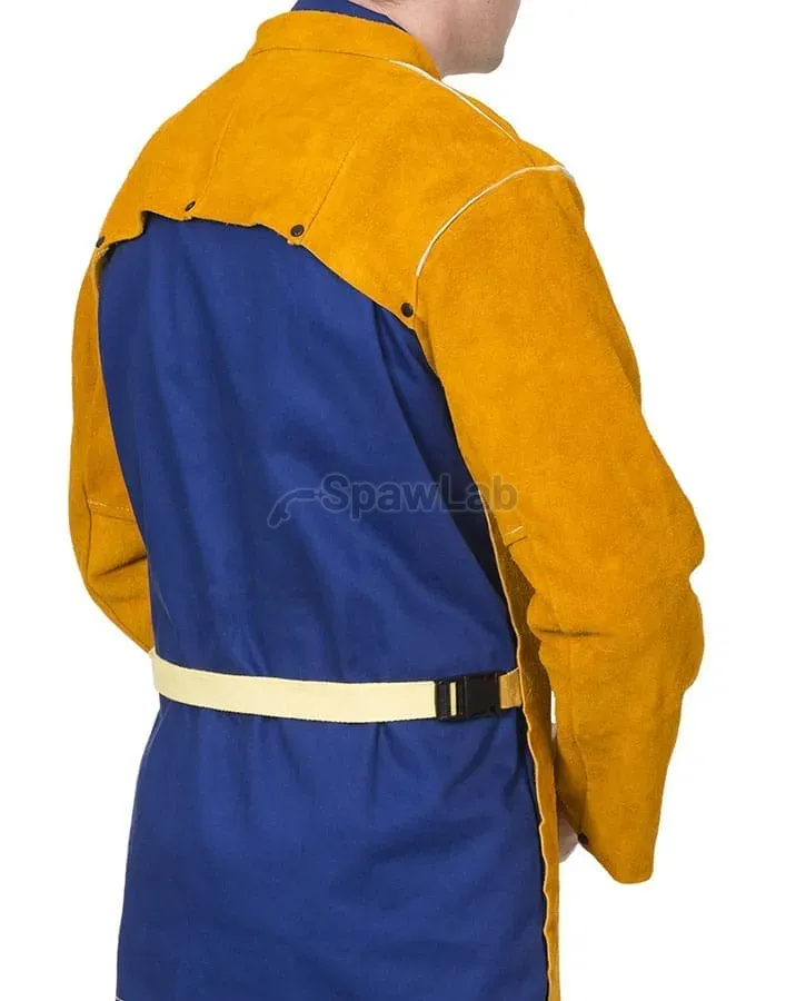Weldas Golden Brown™ 44-2800 Leder-Schweißerpelerine mit Ärmeln, Bild 3