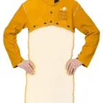 Weldas Golden Brown™ 44-2800 Leder-Schweißerpelerine mit Ärmeln, Bild 4