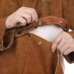 Weldas Lava Brown™ 44-7800 Schweißercape mit Ärmeln, Bild 2