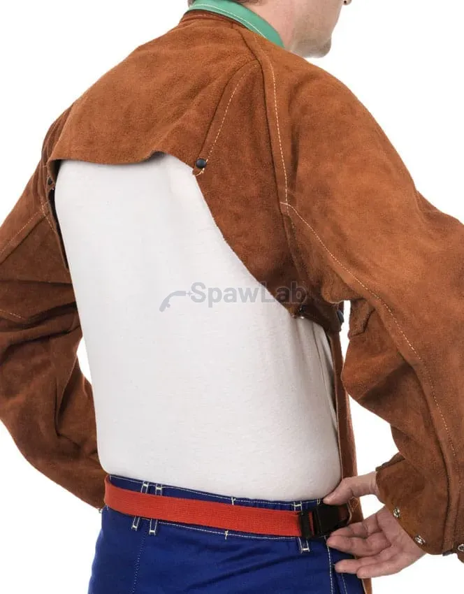 Weldas Lava Brown™ 44-7800 Schweißercape mit Ärmeln, Bild 4