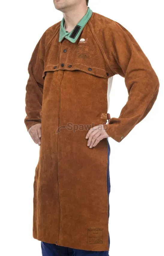 Weldas Lava Brown™ 44-7800 Schweißercape mit Ärmeln, Bild 5